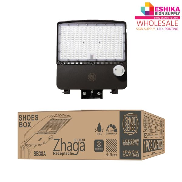 200W LED Shoebox Area Light - Parking Lot/Street Light