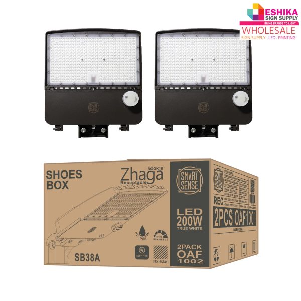 200W LED Shoebox Area Light - Parking Lot/Street Light - Image 4