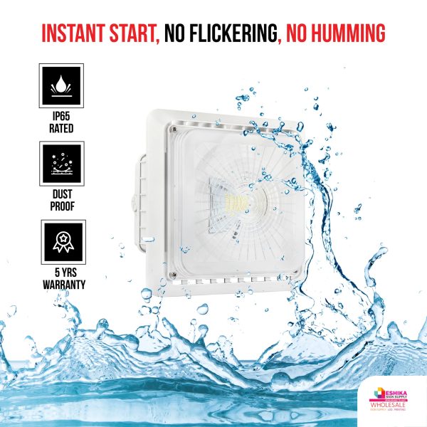 55W - LED Surface Mount Canopy Light - Image 5